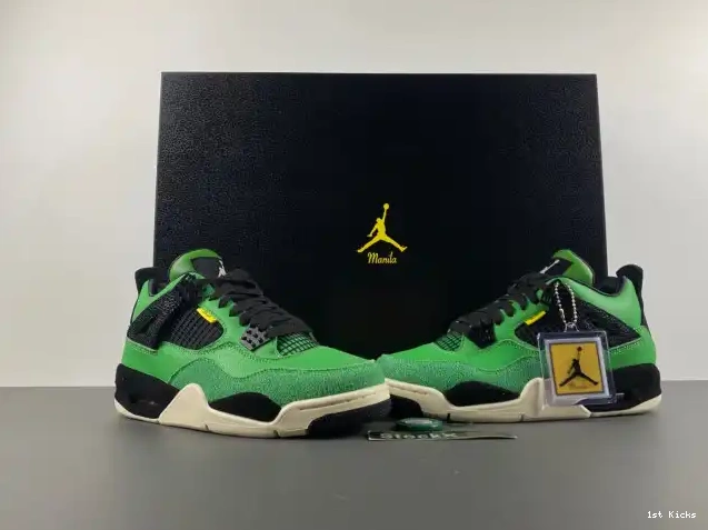 1st Kicks Shoes Air Box) Jordan 4 Retro(Special AJ4-965234 0605
